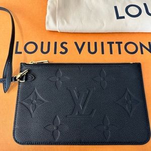 Louis Vuitton leather pouch/clutch